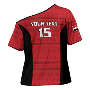 Egypt Basketball Custom Cross Shoulder Shirt Go Pharaohs