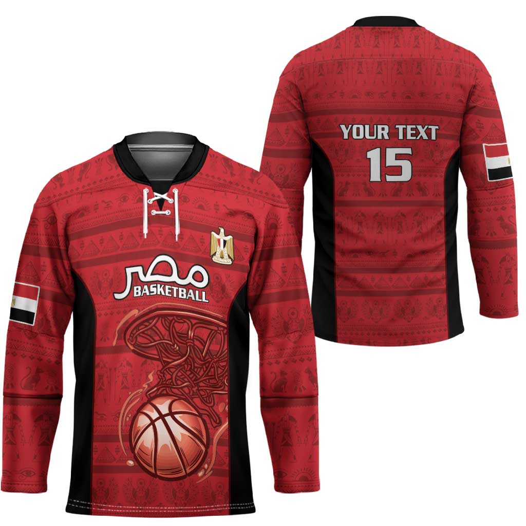 Egypt Basketball Custom Hockey Jersey Go Pharaohs