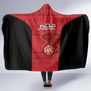 Afro Basketball Egypt Hooded Blanket Come On Pharaohs - African Pride
