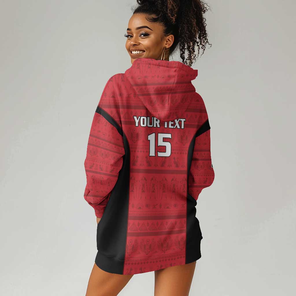 Afro Basketball Custom Egypt Hoodie Dress Come On Pharaohs - African Pride