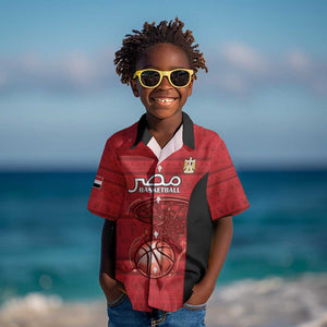 Afro Basketball Custom Egypt Kid Hawaiian Shirt Come On Pharaohs - African Pride