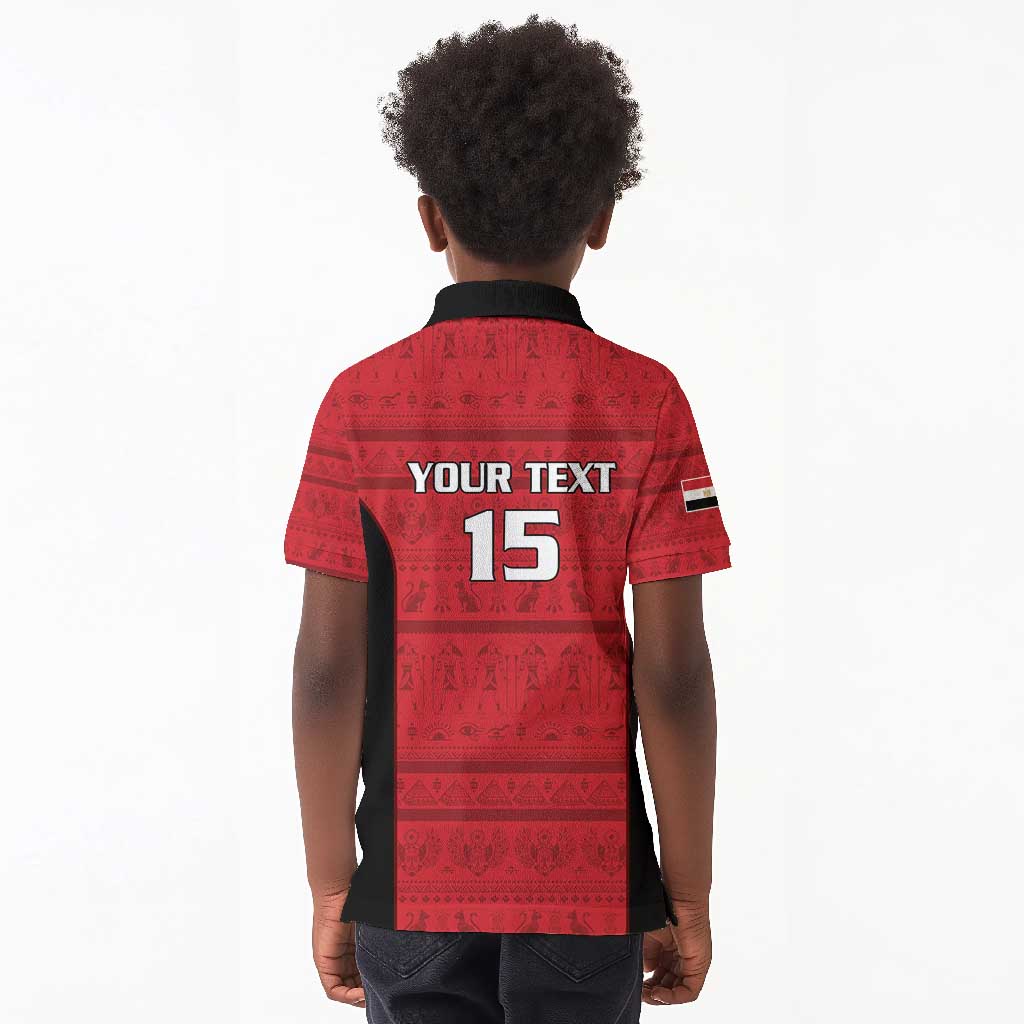 Afro Basketball Custom Egypt Kid Polo Shirt Come On Pharaohs - African Pride