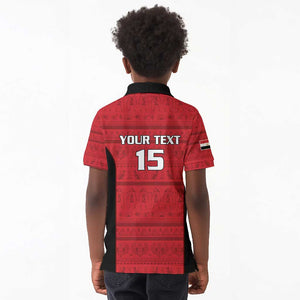 Afro Basketball Custom Egypt Kid Polo Shirt Come On Pharaohs - African Pride