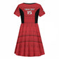 Afro Basketball Custom Egypt Kid Short Sleeve Dress Come On Pharaohs - African Pride