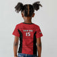 Afro Basketball Custom Egypt Kid T shirt Come On Pharaohs - African Pride