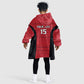 Afro Basketball Custom Egypt Kid Wearable Blanket Hoodie Come On Pharaohs - African Pride