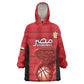 Afro Basketball Custom Egypt Kid Wearable Blanket Hoodie Come On Pharaohs - African Pride