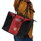 Afro Basketball Egypt Leather Tote Bag Come On Pharaohs - African Pride