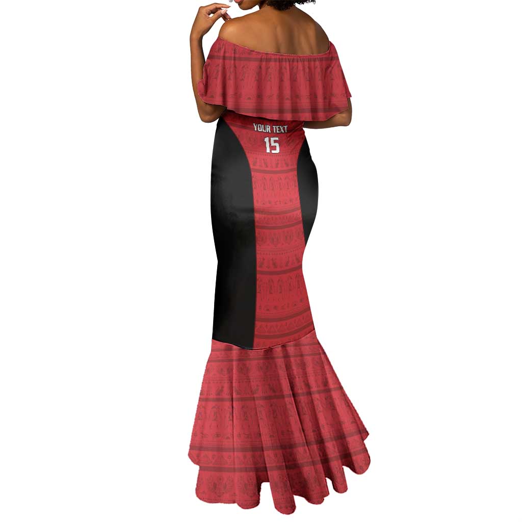 Afro Basketball Custom Egypt Mermaid Dress Come On Pharaohs - African Pride