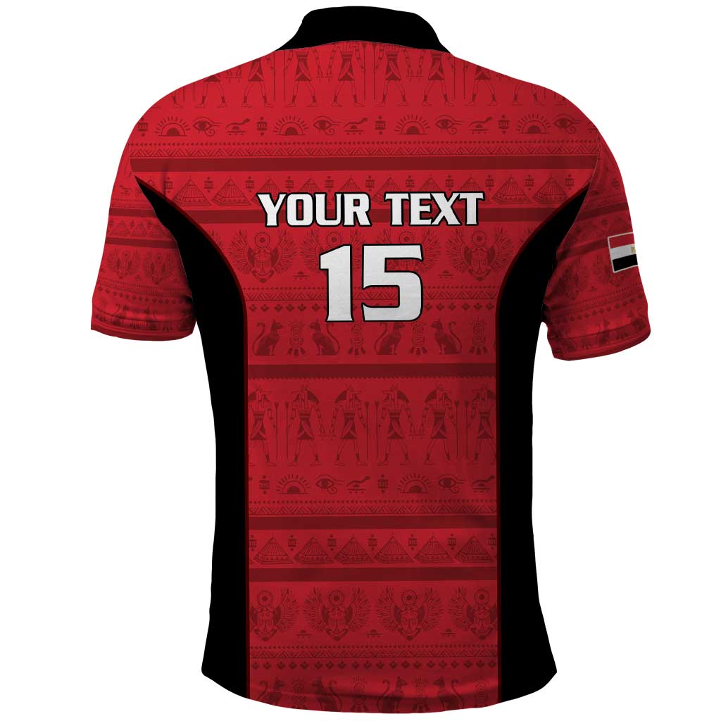Afro Basketball Custom Egypt Polo Shirt Come On Pharaohs - African Pride