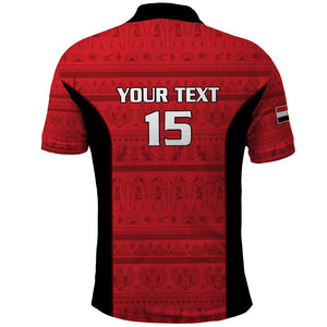Afro Basketball Custom Egypt Polo Shirt Come On Pharaohs - African Pride