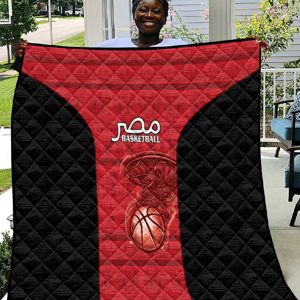 Afro Basketball Egypt Quilt Come On Pharaohs - African Pride