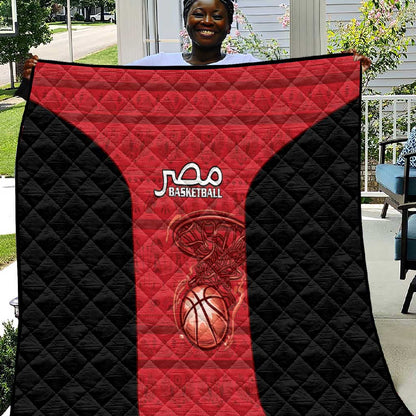 Afro Basketball Egypt Quilt Come On Pharaohs - African Pride