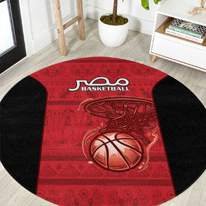 Afro Basketball Egypt Round Carpet Come On Pharaohs - African Pride
