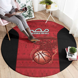 Afro Basketball Egypt Round Carpet Come On Pharaohs - African Pride