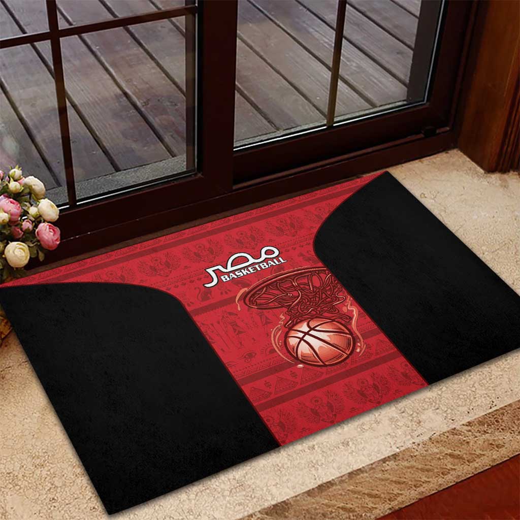 Afro Basketball Egypt Rubber Doormat Come On Pharaohs - African Pride