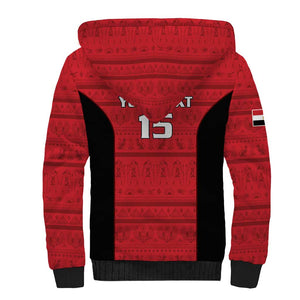 Afro Basketball Custom Egypt Sherpa Hoodie Come On Pharaohs - African Pride