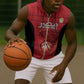 Afro Basketball Custom Egypt Sleeveless Zip Hoodie Come On Pharaohs - African Pride