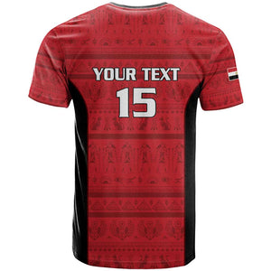 Afro Basketball Custom Egypt T shirt Come On Pharaohs - African Pride