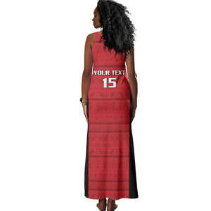 Afro Basketball Custom Egypt Tank Maxi Dress Come On Pharaohs - African Pride