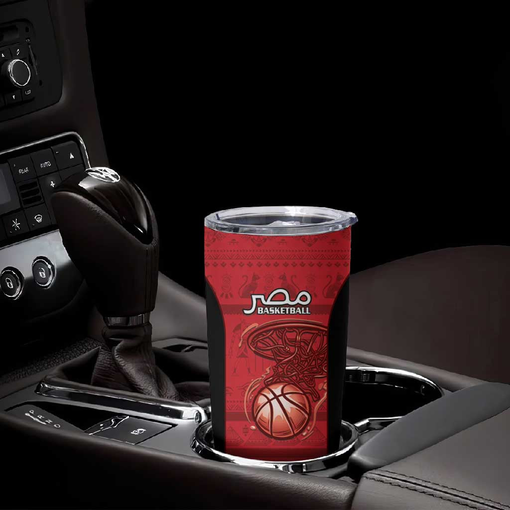 Afro Basketball Custom Egypt Tumbler Cup Come On Pharaohs - African Pride