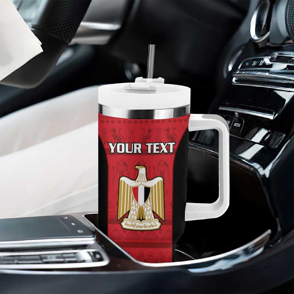 Afro Basketball Custom Egypt Tumbler With Handle Come On Pharaohs - African Pride