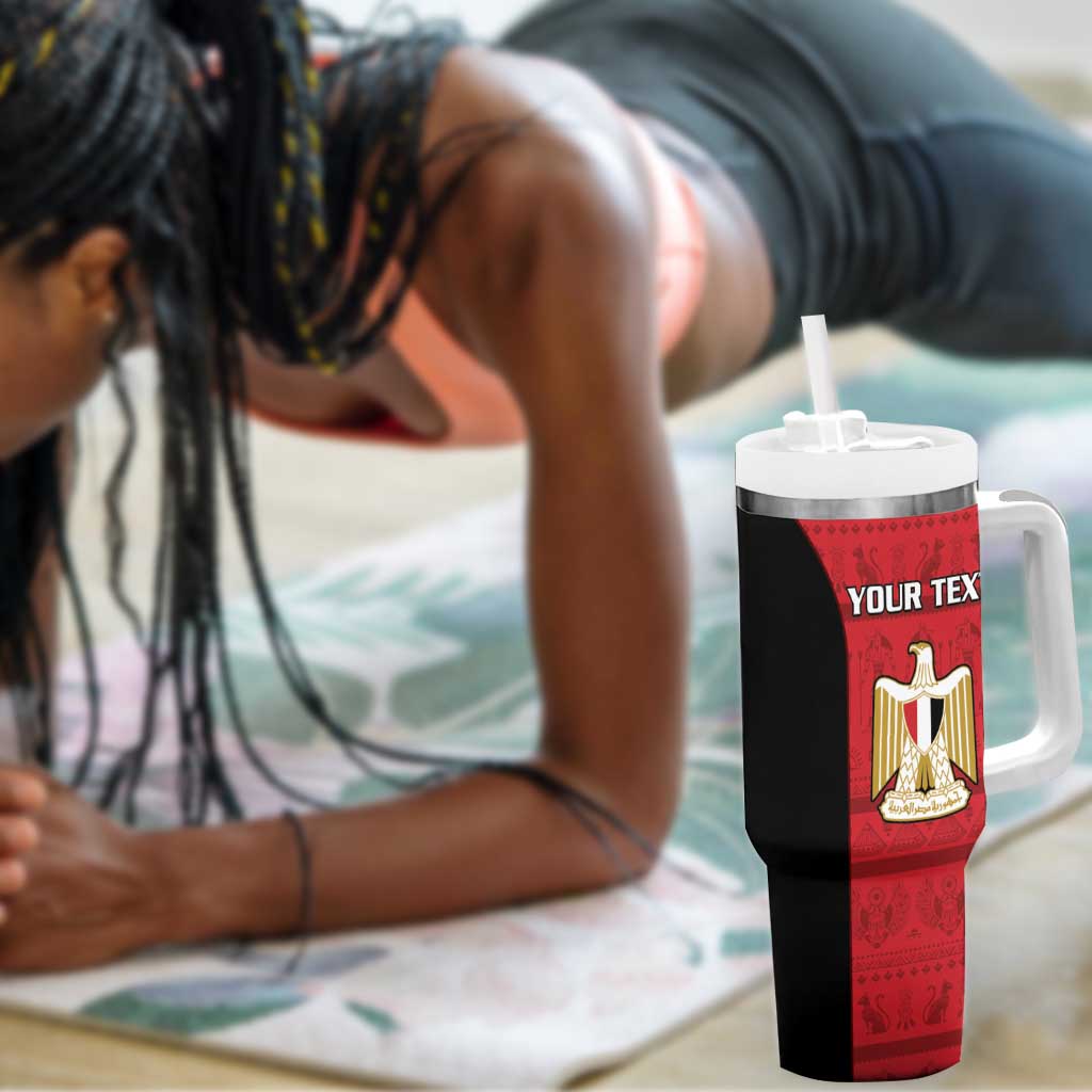 Afro Basketball Custom Egypt Tumbler With Handle Come On Pharaohs - African Pride