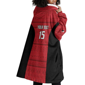 Afro Basketball Custom Egypt Wearable Blanket Hoodie Come On Pharaohs - African Pride