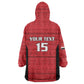 Afro Basketball Custom Egypt Wearable Blanket Hoodie Come On Pharaohs - African Pride