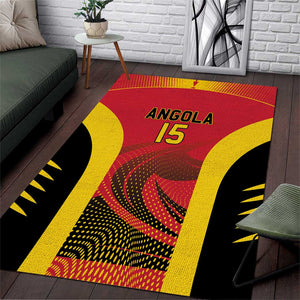 Afro Basketball Custom Angola Area Rug Go Champions - African Pride