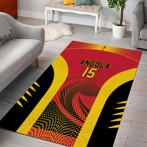 Afro Basketball Custom Angola Area Rug Go Champions - African Pride