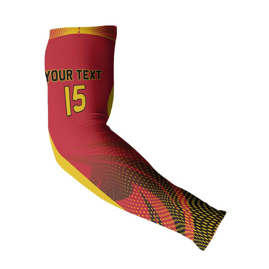 Angola Basketball Custom Arm Sleeves Go Champions