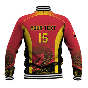 Afro Basketball Custom Angola Baseball Jacket Go Champions - African Pride