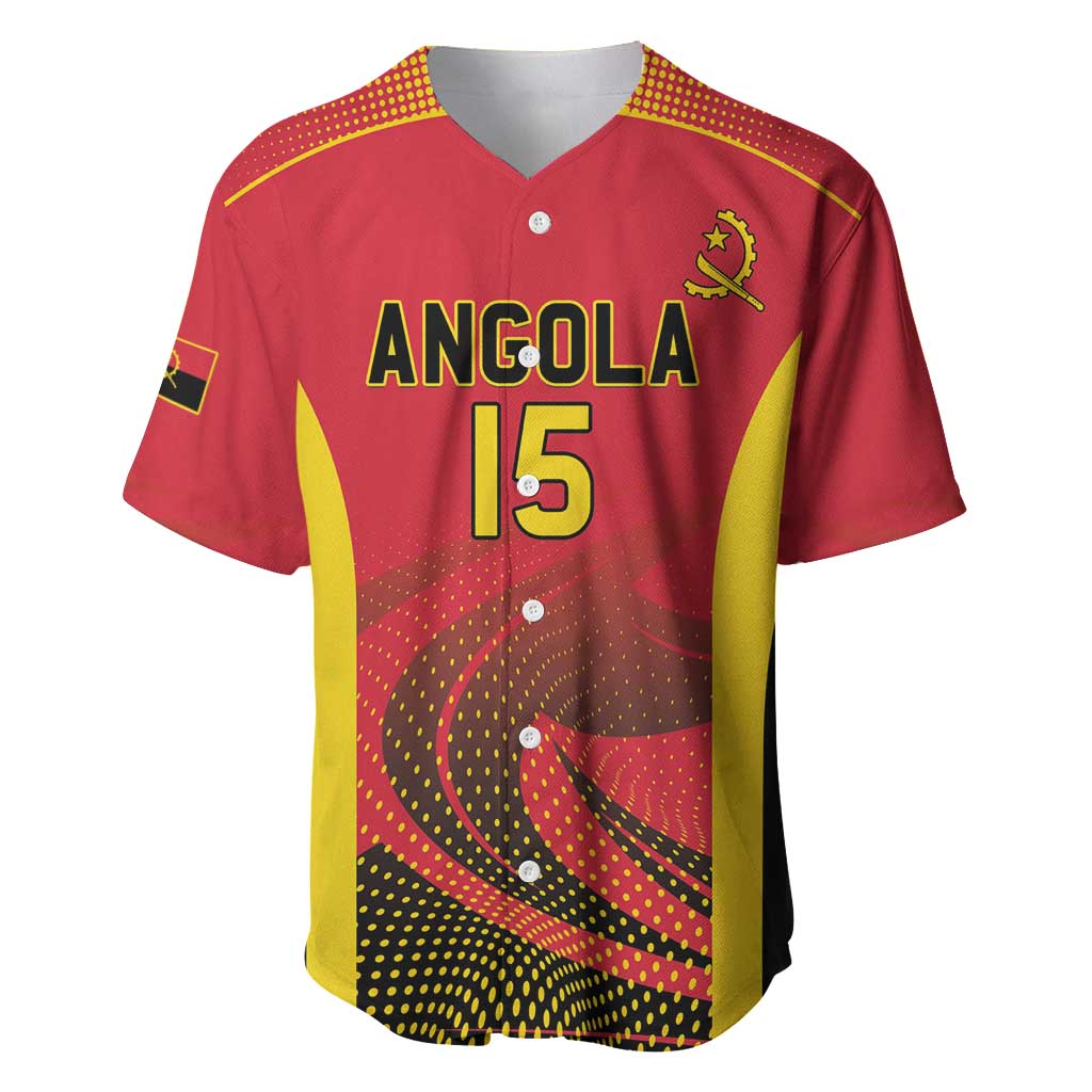 Afro Basketball Custom Angola Baseball Jersey Go Champions - African Pride