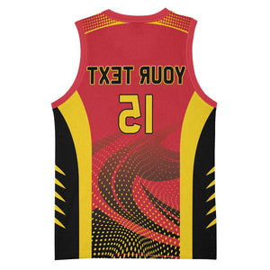 Afro Basketball Custom Angola Basketball Jersey Go Champions - African Pride