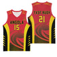 Afro Basketball Custom Angola Basketball Jersey Go Champions - African Pride