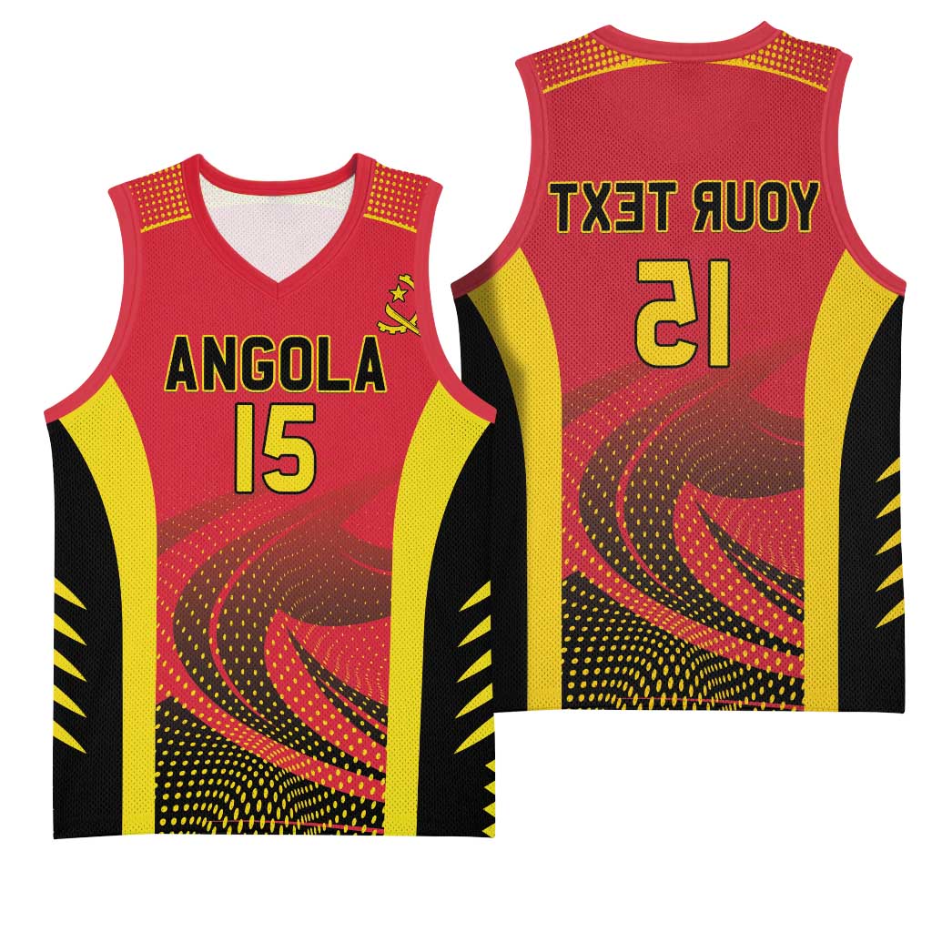 Afro Basketball Custom Angola Basketball Jersey Go Champions - African Pride