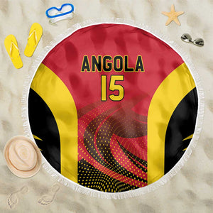 Afro Basketball Custom Angola Beach Blanket Go Champions - African Pride