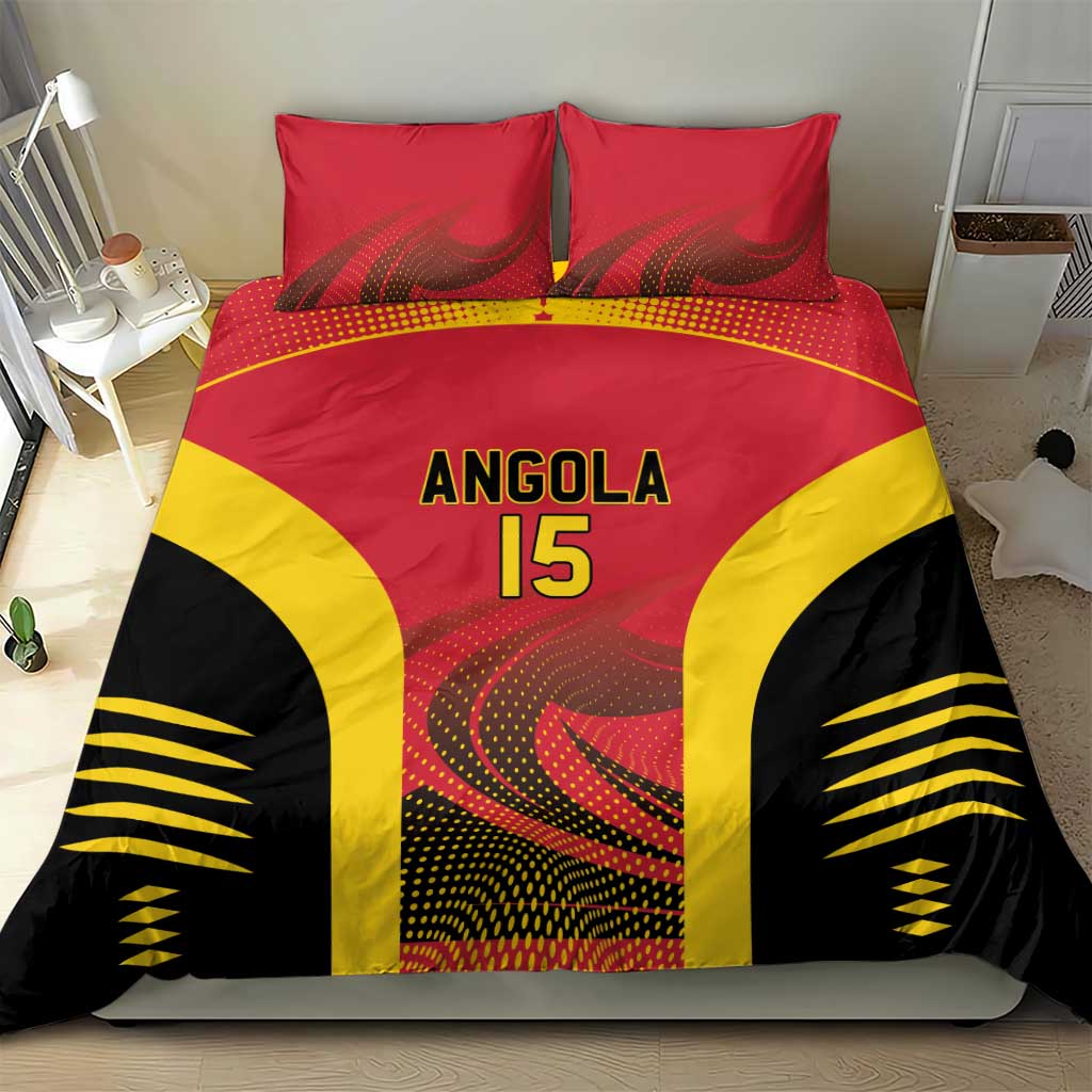 Afro Basketball Custom Angola Bedding Set Go Champions - African Pride