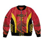 Afro Basketball Custom Angola Bomber Jacket Go Champions - African Pride