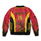 Afro Basketball Custom Angola Bomber Jacket Go Champions - African Pride