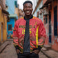 Afro Basketball Custom Angola Bomber Jacket Go Champions - African Pride