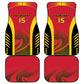 Afro Basketball Custom Angola Car Mats Go Champions - African Pride