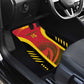 Afro Basketball Custom Angola Car Mats Go Champions - African Pride