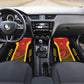 Afro Basketball Custom Angola Car Mats Go Champions - African Pride