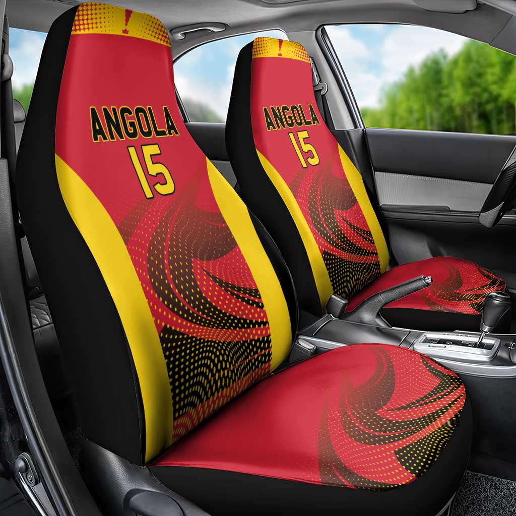 Afro Basketball Custom Angola Car Seat Cover Go Champions - African Pride