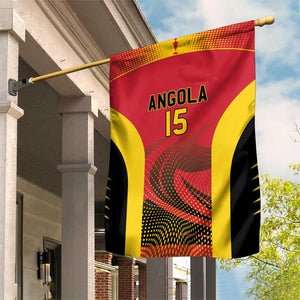 Afro Basketball Custom Angola Garden Flag Go Champions - African Pride