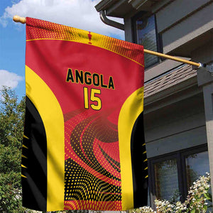 Afro Basketball Custom Angola Garden Flag Go Champions - African Pride
