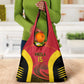 Afro Basketball Custom Angola Grocery Bag Go Champions - African Pride