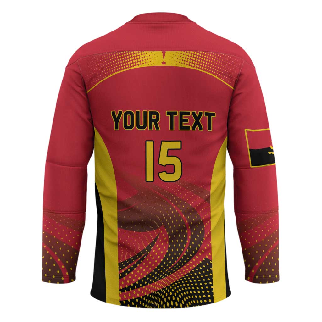 Angola Basketball Custom Hockey Jersey Go Champions